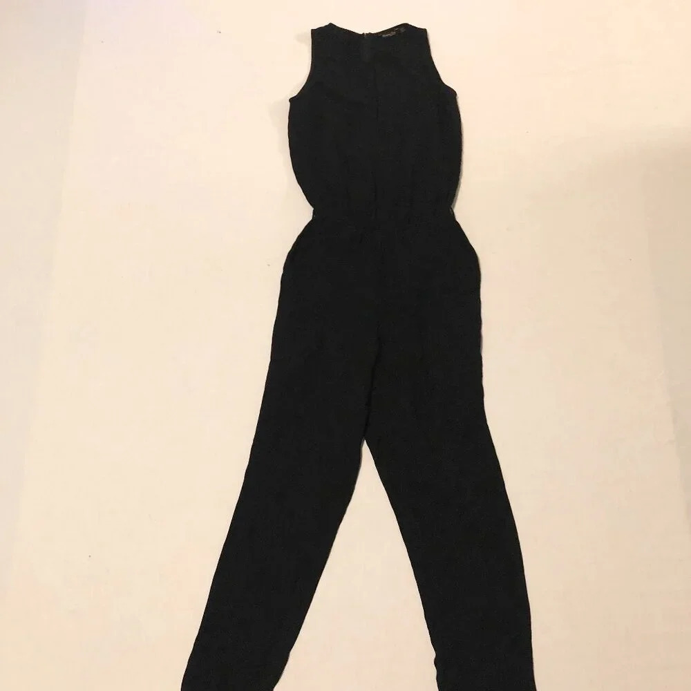 Massimo Dutti Womens Flowing Jumpsuit Size 2 Missing Belt